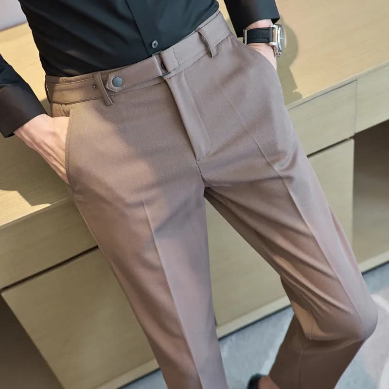 Men's Pinstripe Dress Pants