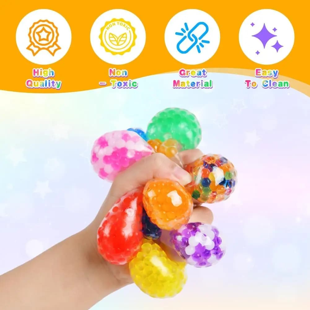 Bulk Colorful Stress Balls Squeeze Toys