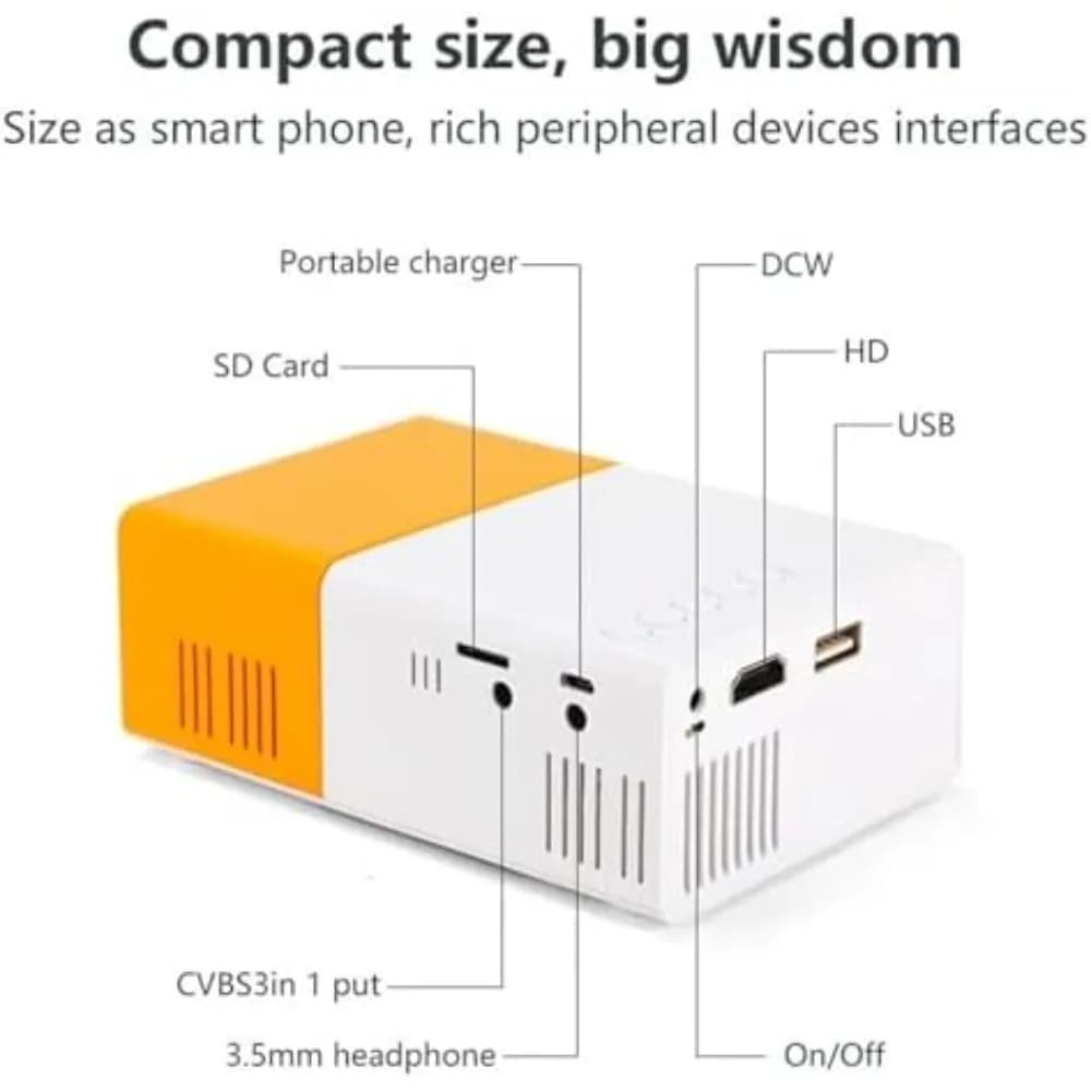 Portable LED Mini Projector