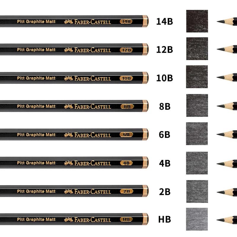 Graphite Sketch Pencils Set