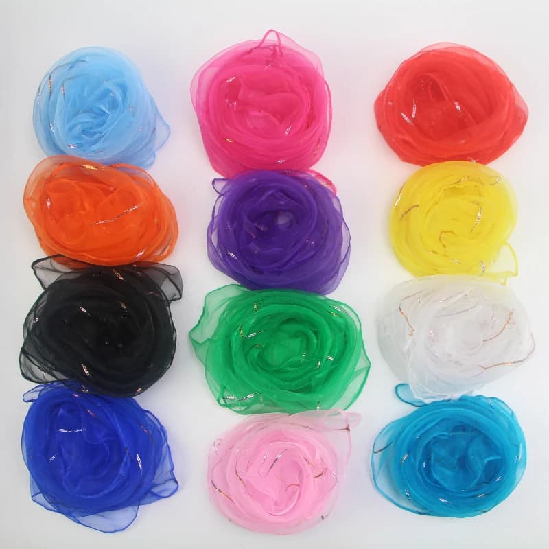 Silk Chiffon Neck Scarf