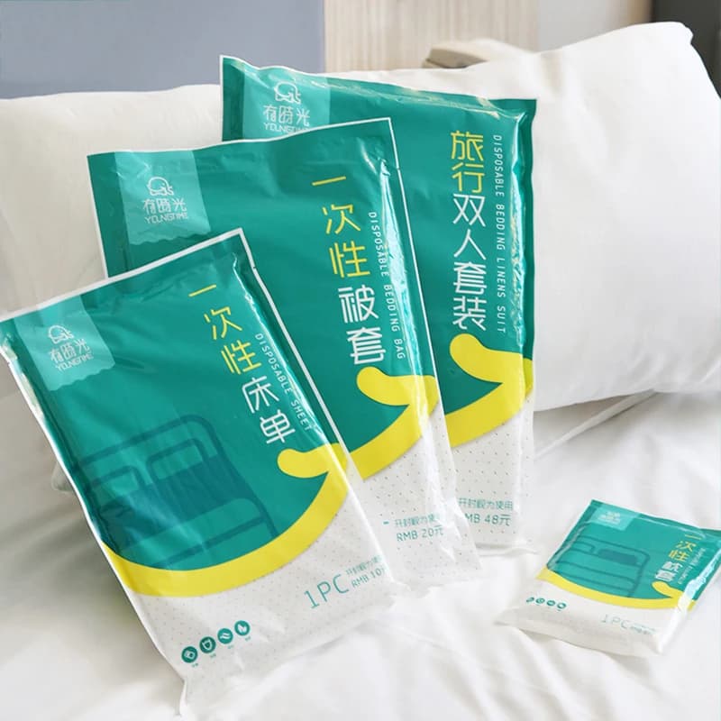 Disposable Non-Woven Travel Bed Sheets