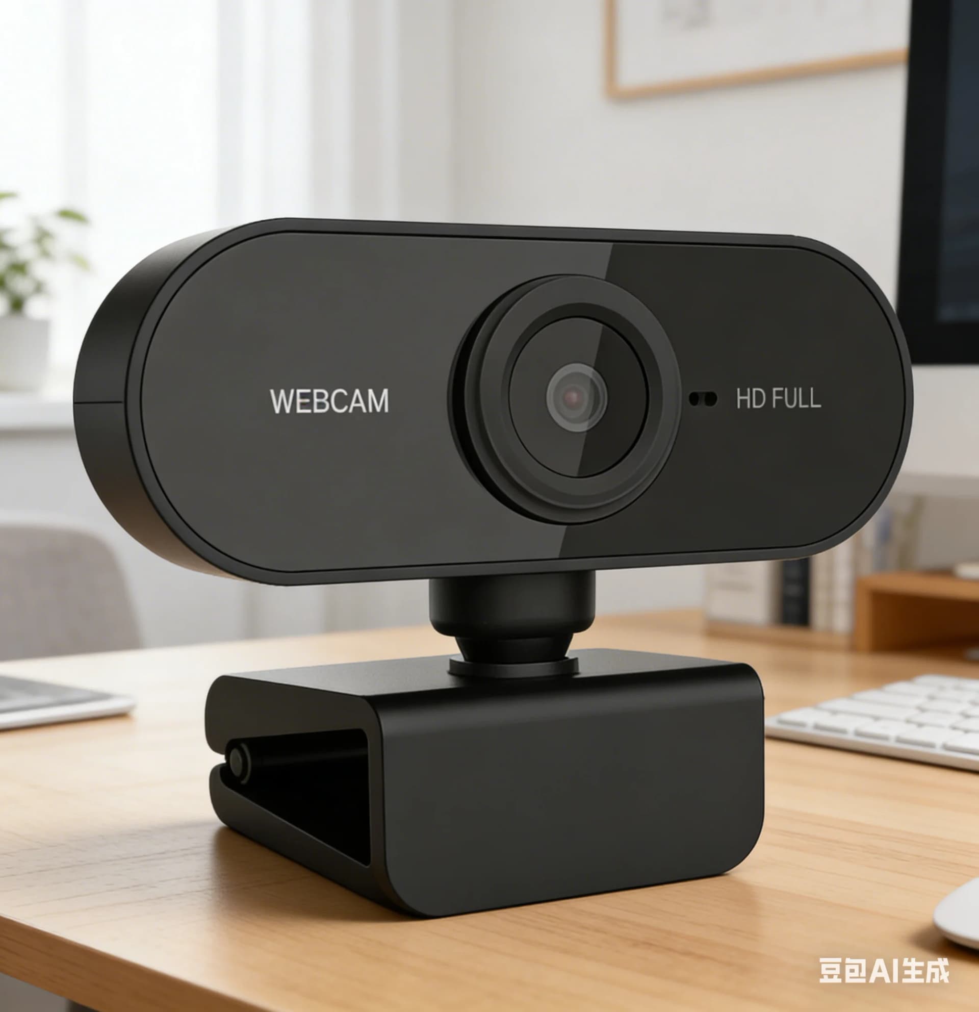Webcam with Microphone, USB Computer Camera for Video Calls, Zoom, Teams, Streaming, Plug and Play for PC, Mac
