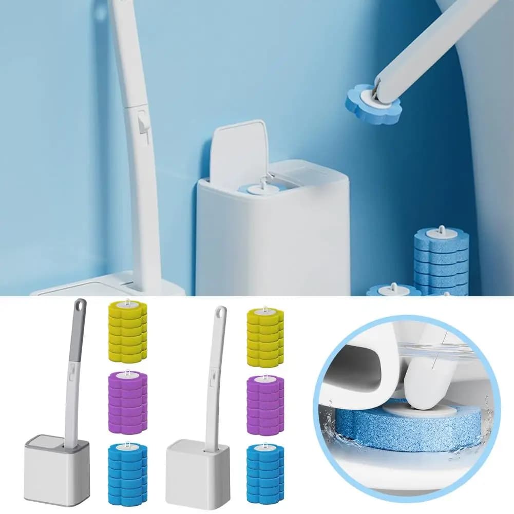 Disposable Toilet Brush Replacement Head Kit