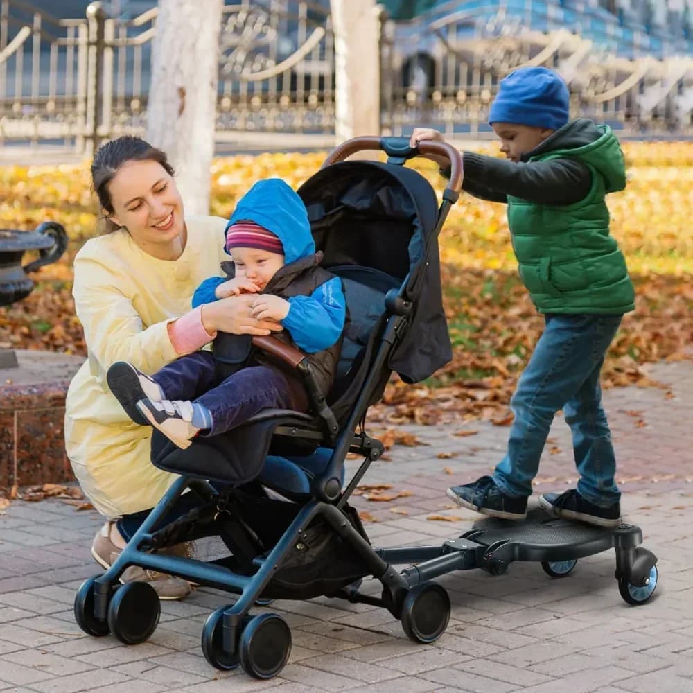 Universal Stroller Step Board with Seat