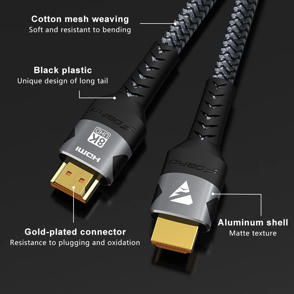 Ultra High Speed HDMI 2.1 Cable 48Gbps