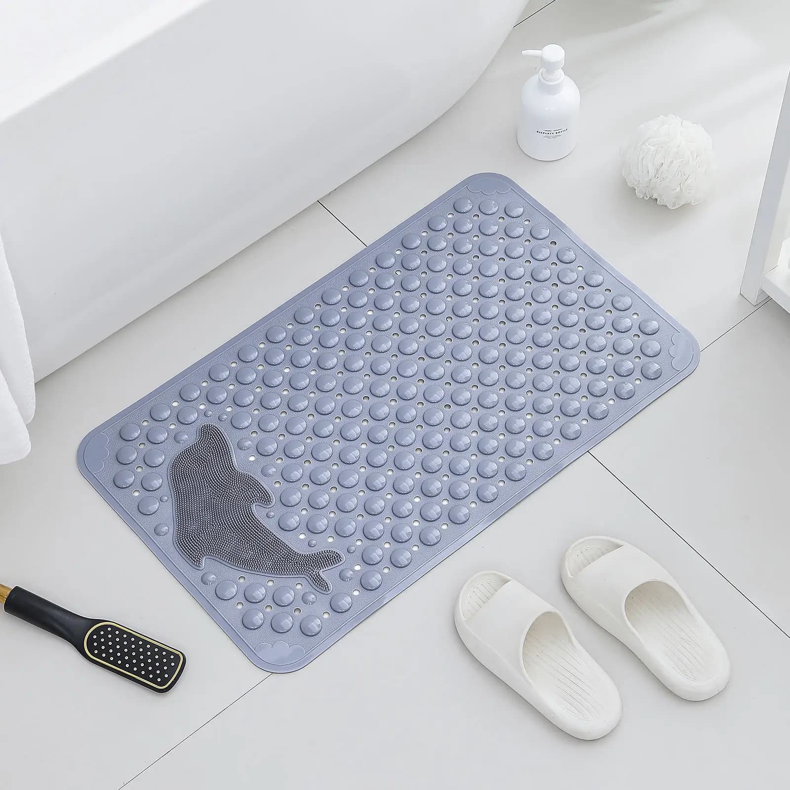 Non-Slip Bath Tub Shower Mat with Suction Cups