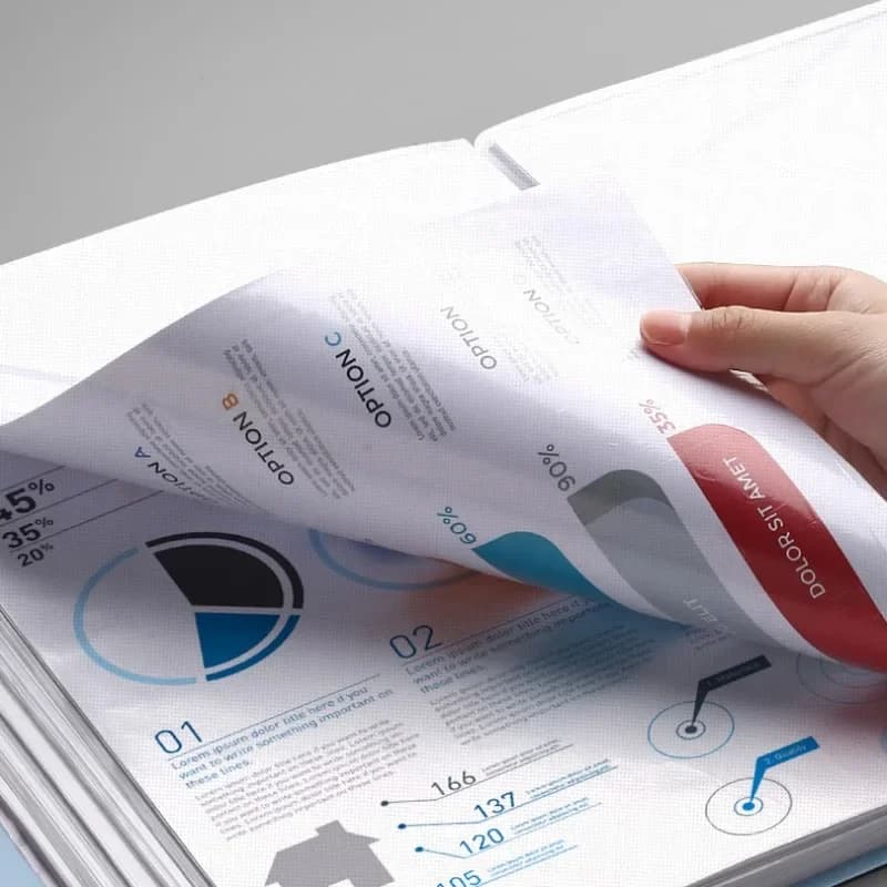 A4 Thickened Document Folder with 100 Pages