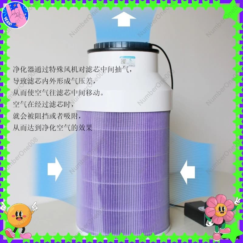 DIY Compact Air Purifier with Formaldehyde Filter