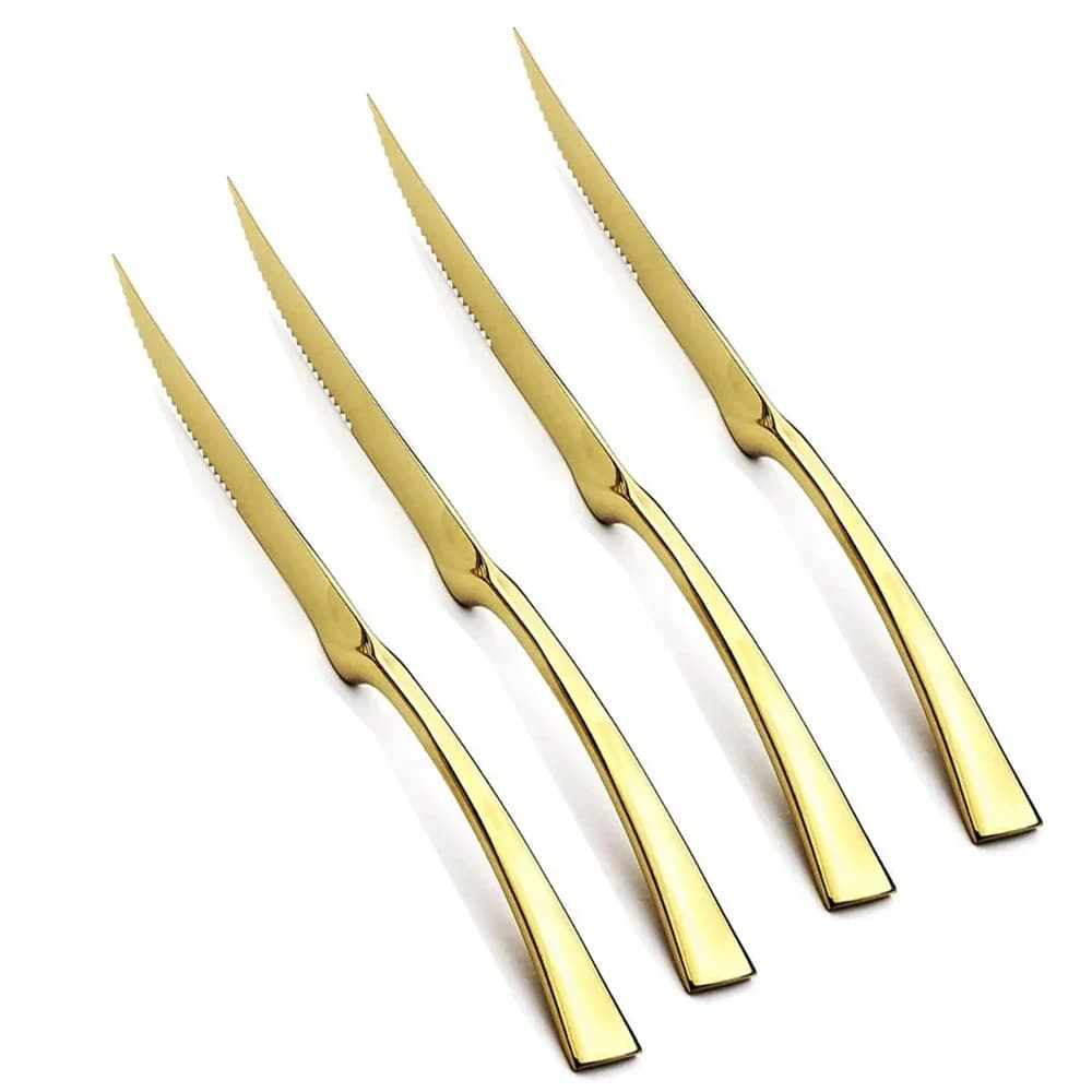 4-Piece Stainless Steel Dinner Knife Set