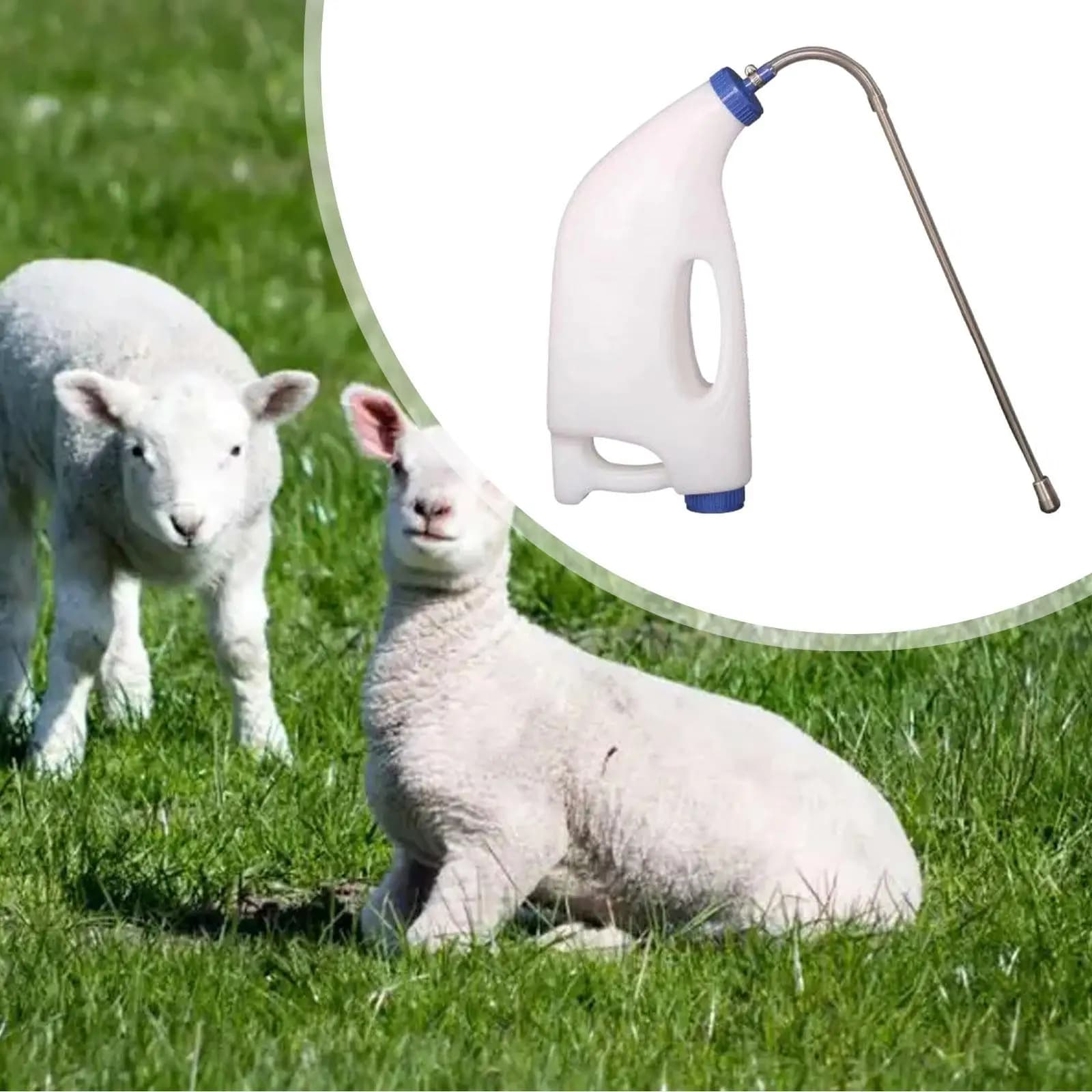 4L Calf Nursing Bottle with Metal Tube