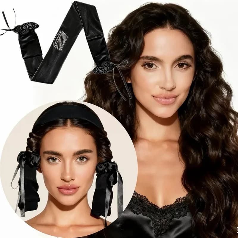 Manual Heatless Curling Wand with Comb