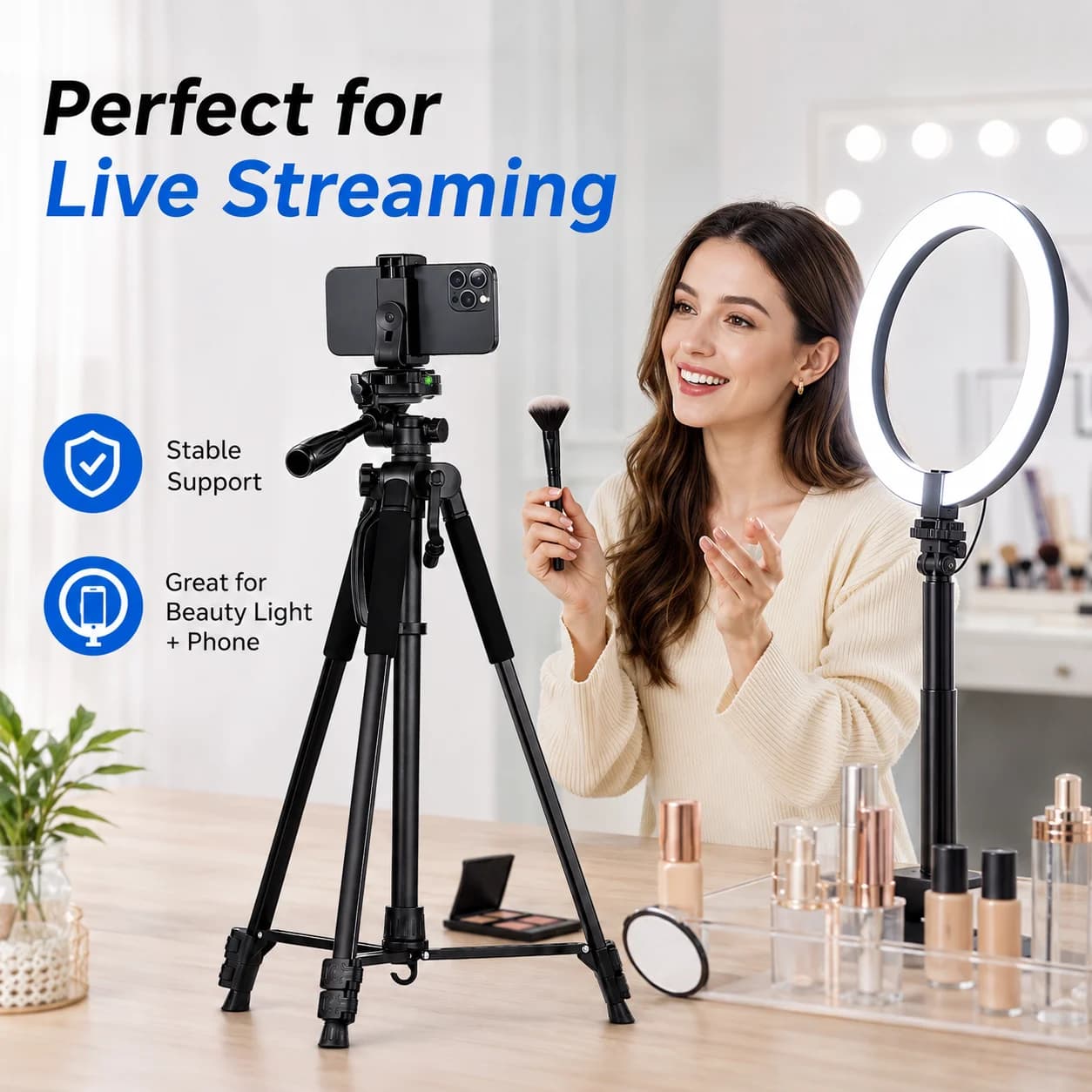 360° Portable Camera Tripod Stand