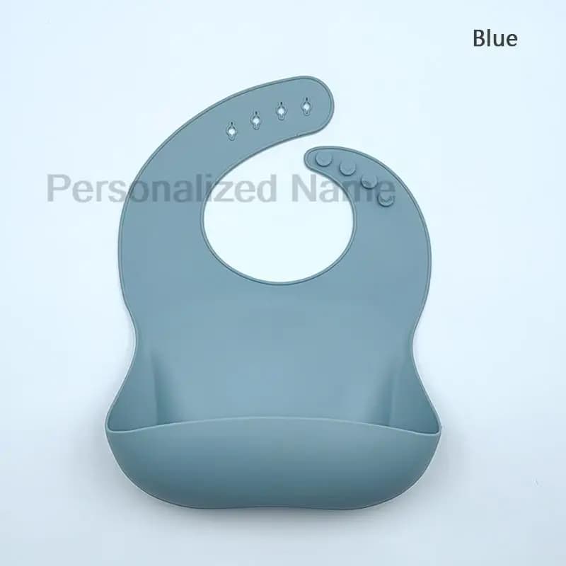 Silicone Baby Bib With Food Catcher Pocket