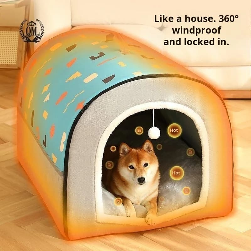 Oversized Dog Kennel Tunnel Warm Pet House