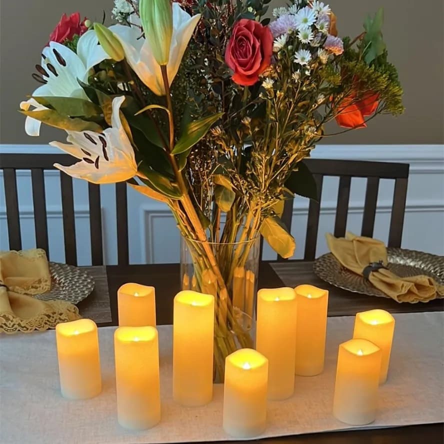 LED Flameless Flickering Candle