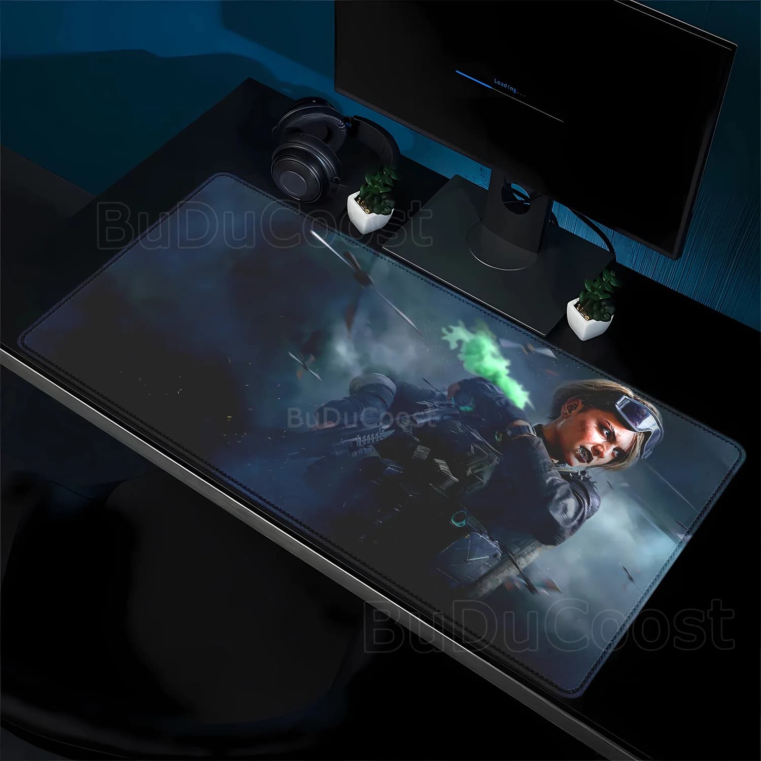PC Game Delta Force Large mouse pad For Gaming mousepad with Stitched Edges and Non-Slip Rubber Base Extended game accessories