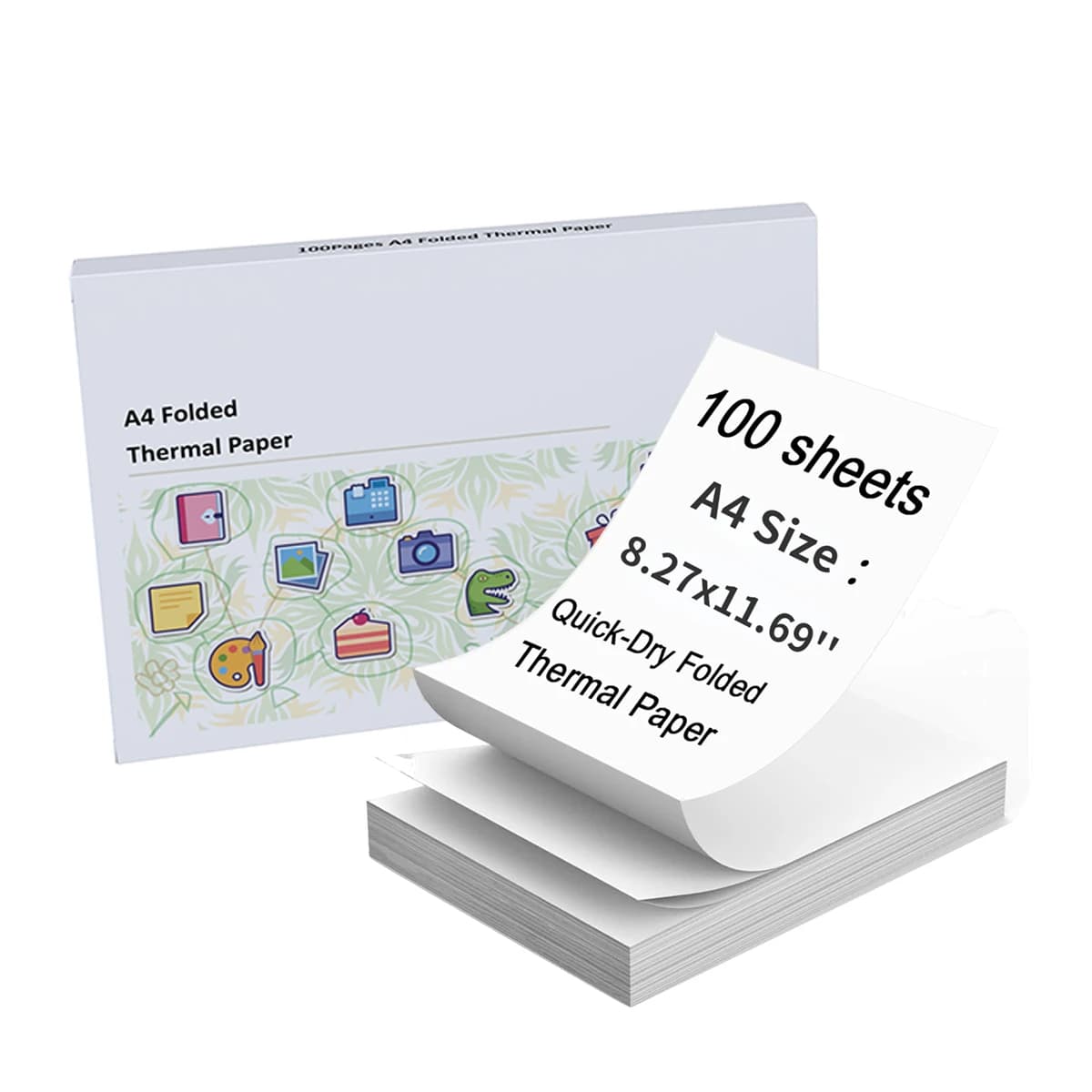 Thermal Paper 100 Sheets A4 Letter Size