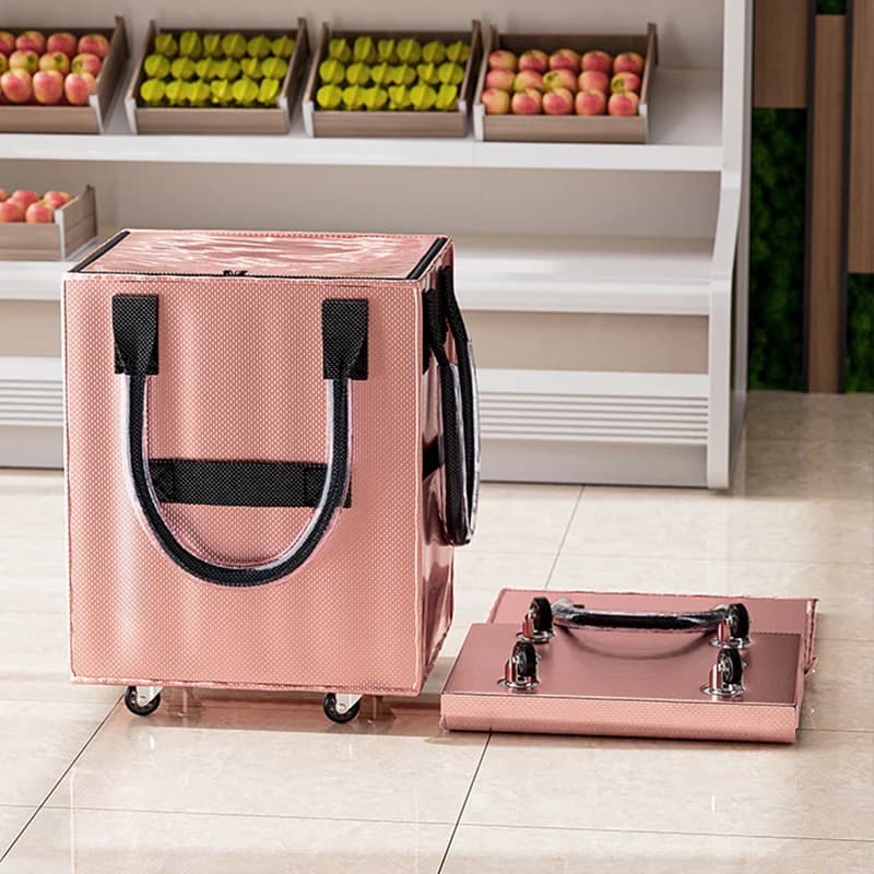 Rolling Grocery Tote Bag with Wheels
