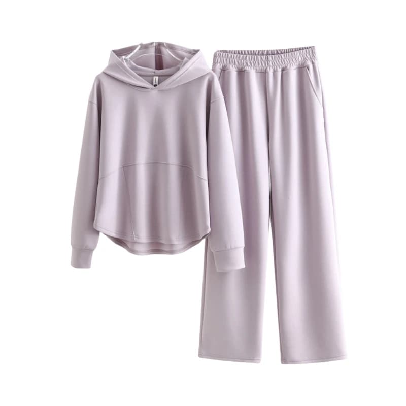 Women's Hoodie and Pants Two-Piece Set