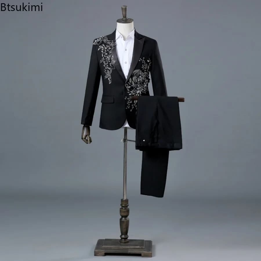 Men's Slim Fit Formal Tuxedo Suit