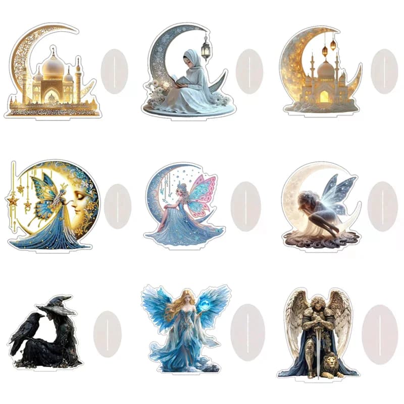 Decor Figure Decor For Office Housewarming Gift Desktop Decor Ornament 2D Acrylic Desktop Ornament
