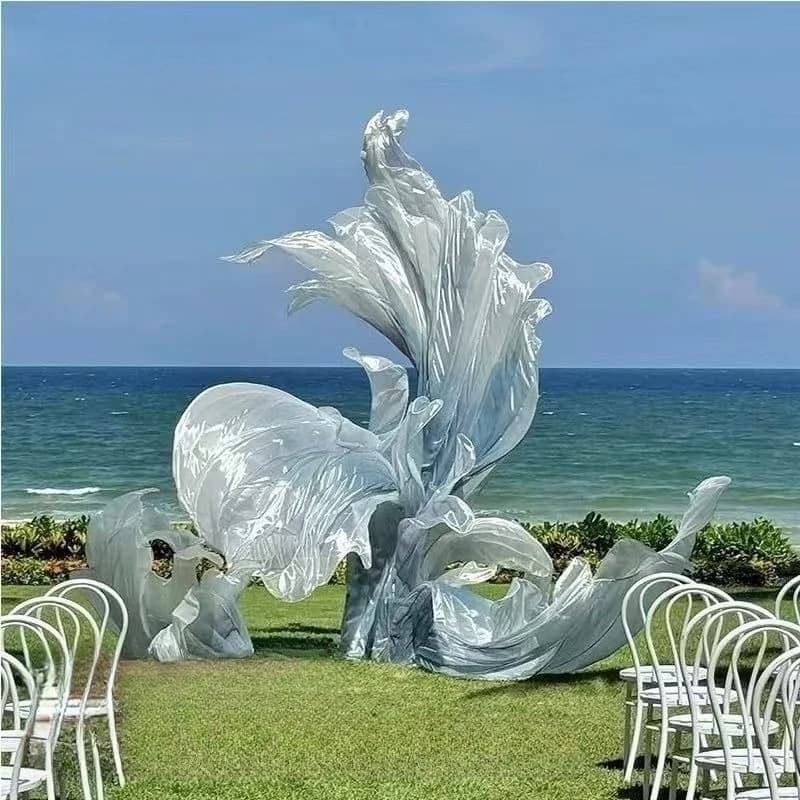 Organza Streamer Ribbon Backdrop Decoration