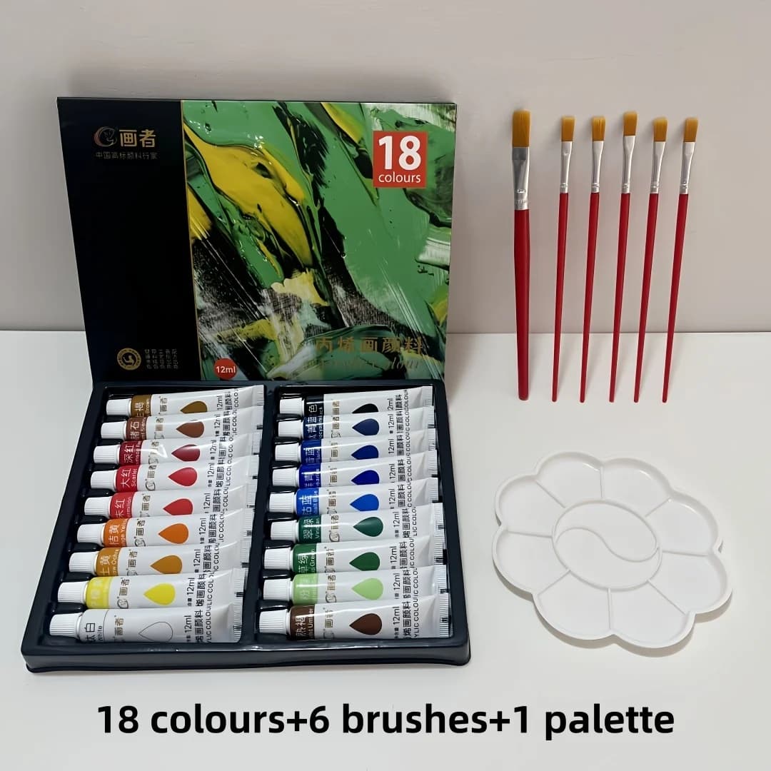 Acrylic Paint Set, 36 Colors