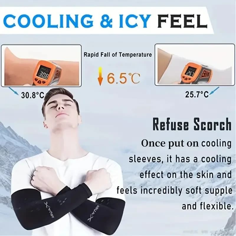 3 Pair of Breathable Sun Protection Sleeves - Breathable & UV Protective Gear for Sports, Driving, Outdoor Adventures