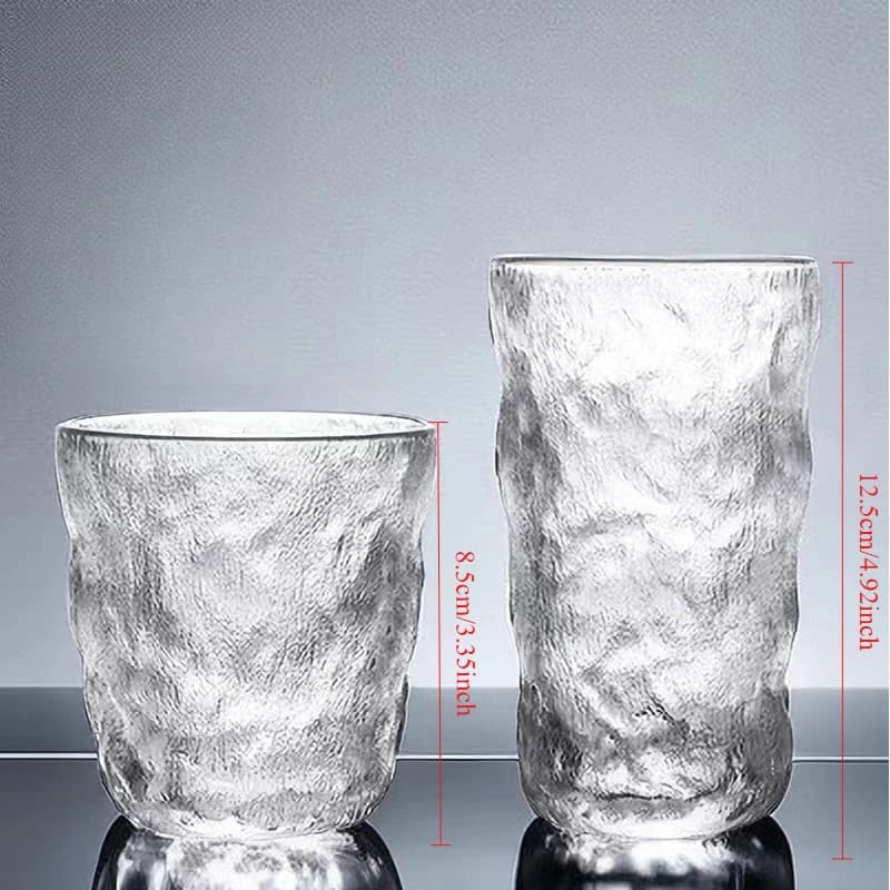 Glacier Pattern Drinking Glass