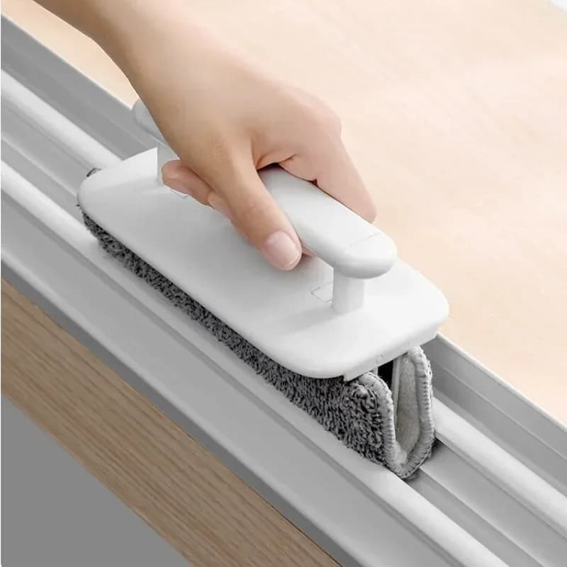 Window Groove Cleaning Tool Window Washing Brush Sliding Door Track Cleaning Tools Hand-held Crevice Cleaner Kitchen Cleaning