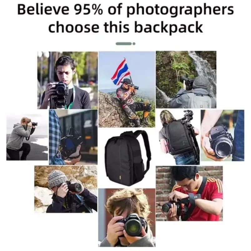 Small Waterproof Camera Backpack