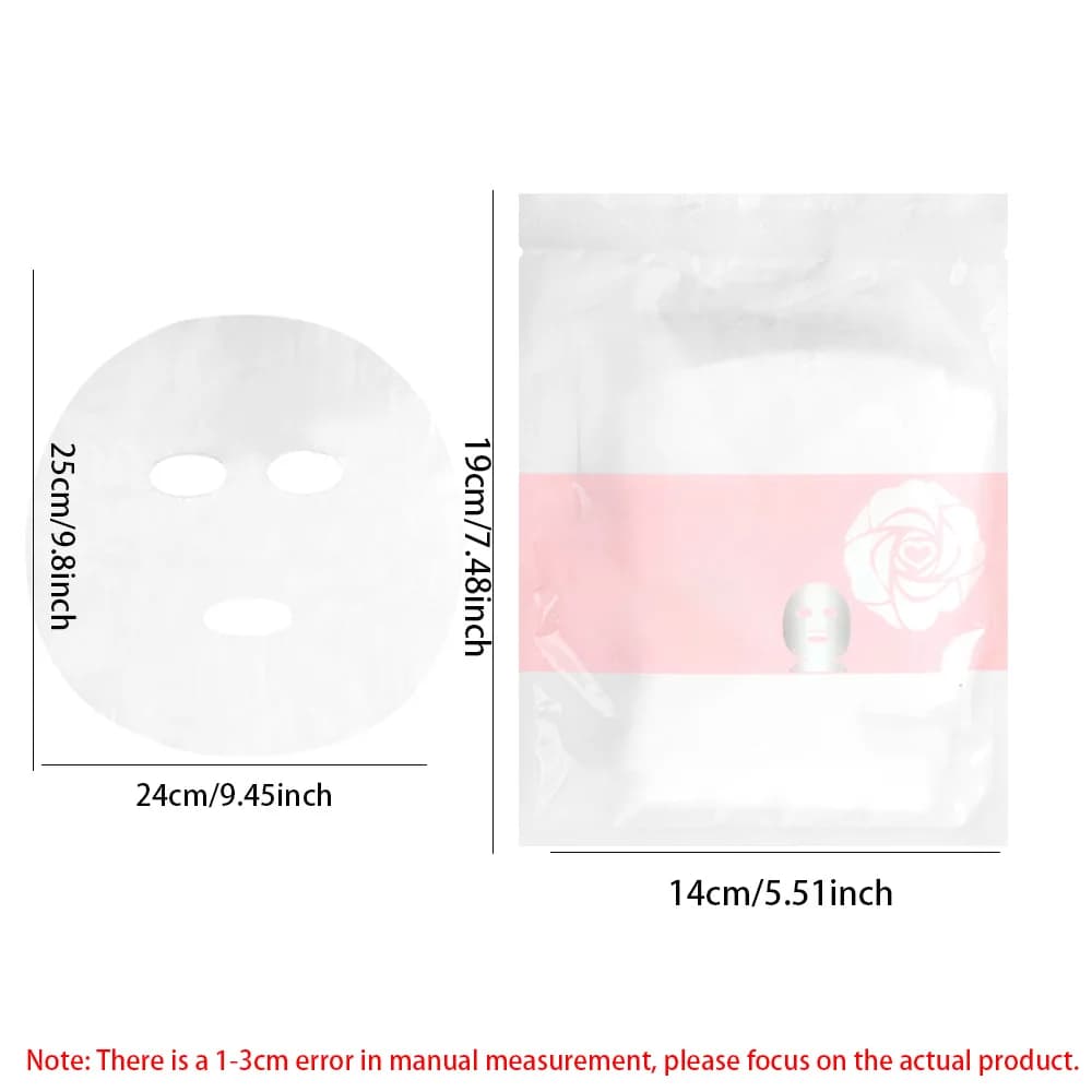 Transparent Moisturizing Facial Mask Sheets