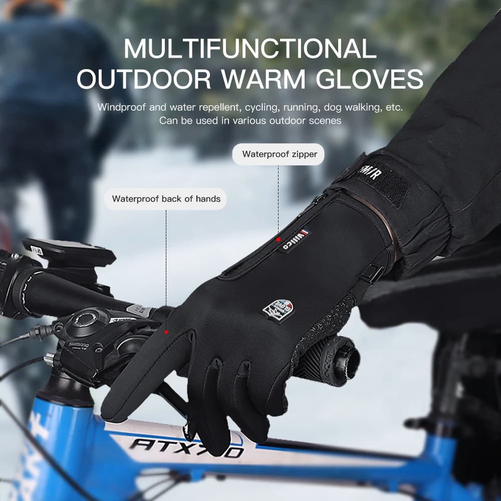 Winter Sports Touchscreen Gloves
