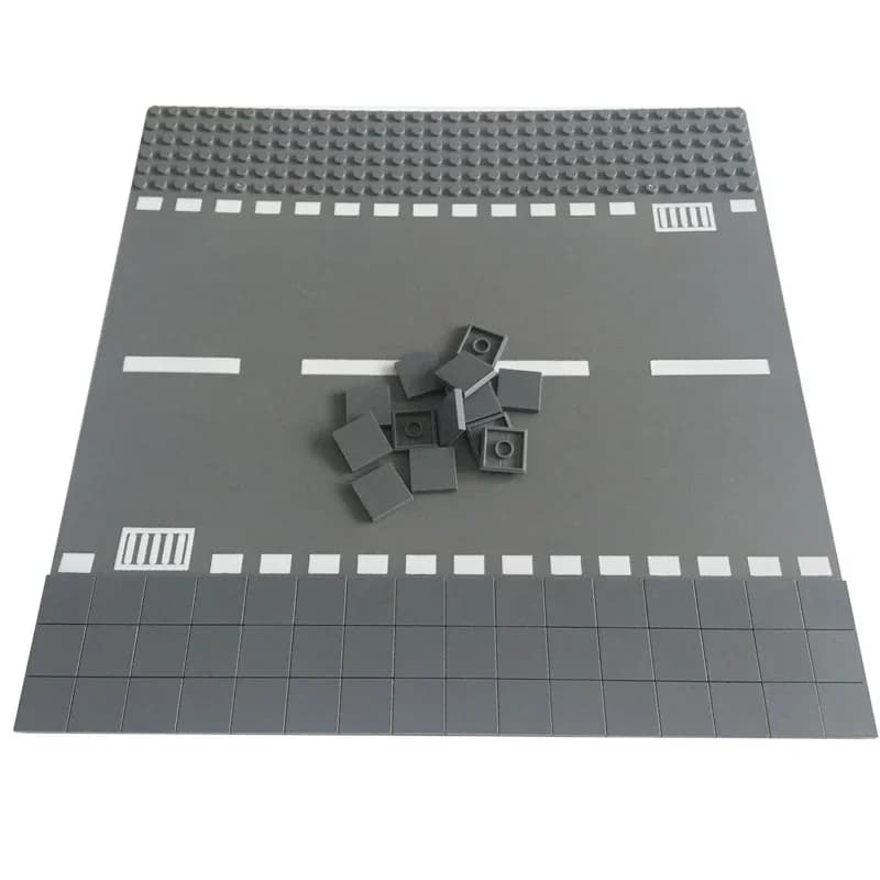Building Block Flat Tiles 2×2 100 Pcs