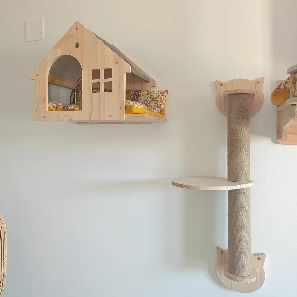 Cat Wall Shelf Climbing System