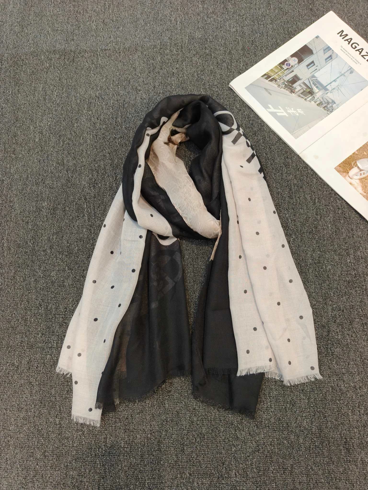 European, American, Italian original scarf with printed temperament, versatile shawl, sun shading, warm and soft new style 11