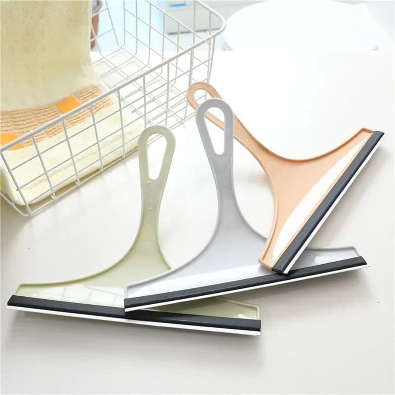 Glass Cleaning Squeegee with Silicone Wiper