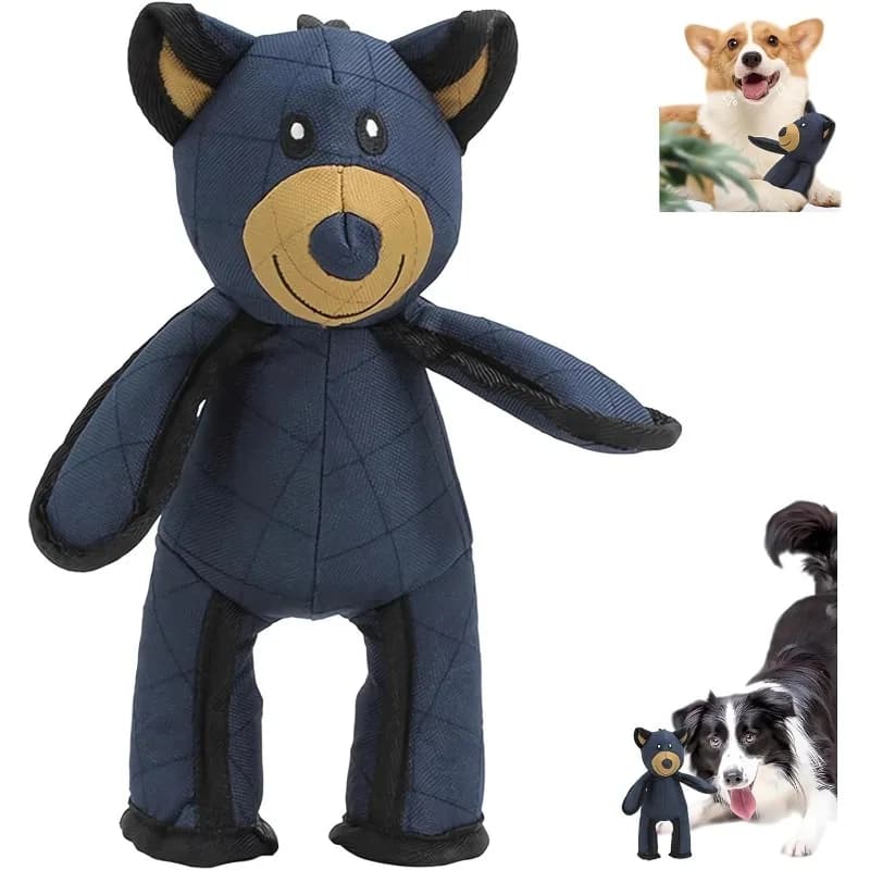 Dog Toys Domineering Chewers Plush Dogs Squeaking Toys Teddy Bear Keep Busy Durable Tough Heavy-duty Chew Dog Toys Large Dogs