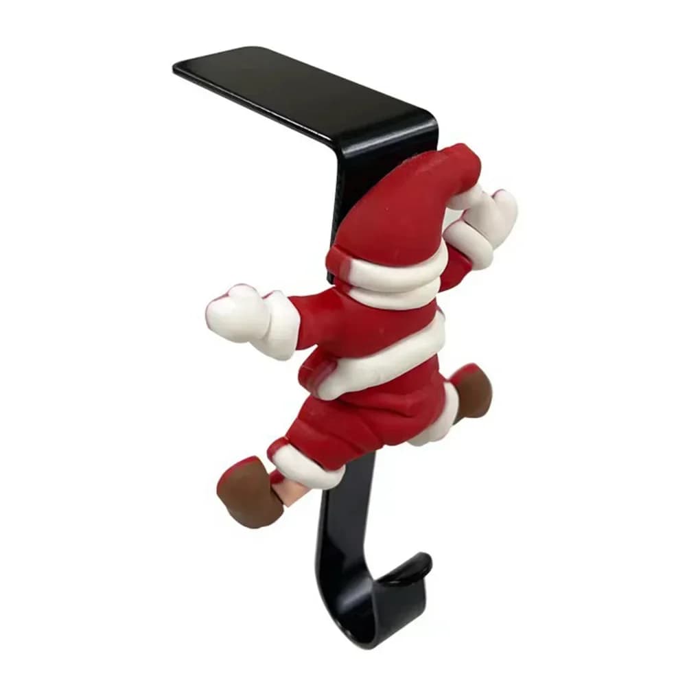 Metal Christmas Stocking Mantel Holder