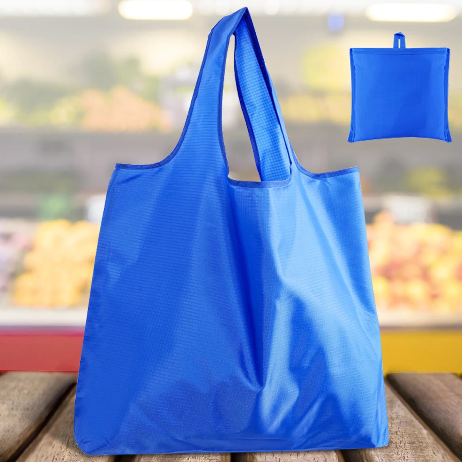 Foldable Reusable Grocery Tote Bag