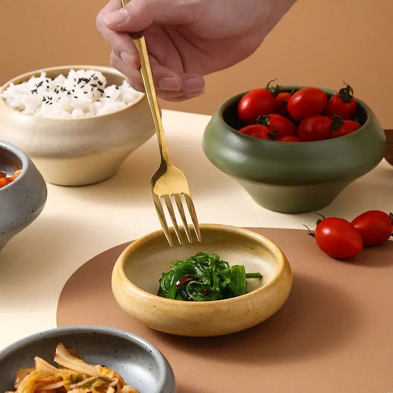 Ceramic Appetizer Dipping Bowl Set