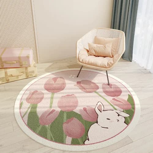 Cartoon Round Area Rug
