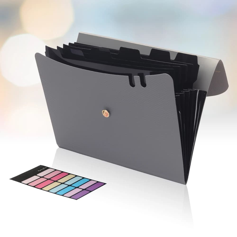 A4 Accordion File Folder with 7 Pockets