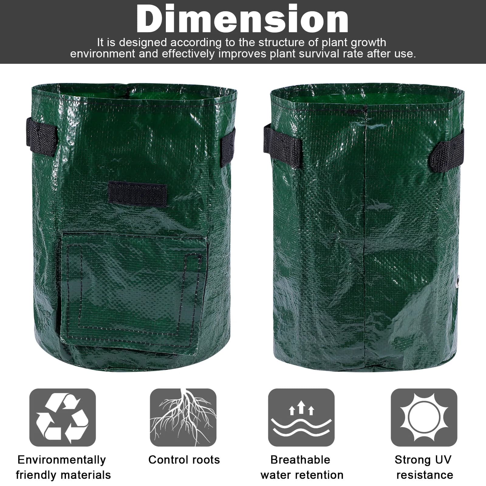 Potato Grow Bags With Harvest Window