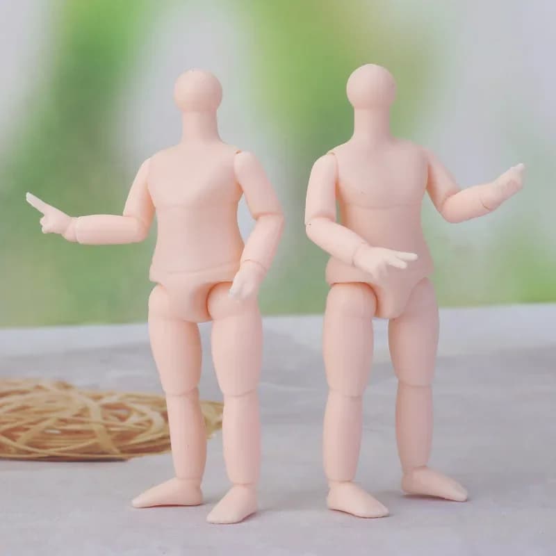 13 Cm Articulated BJD Doll With Movable Joints