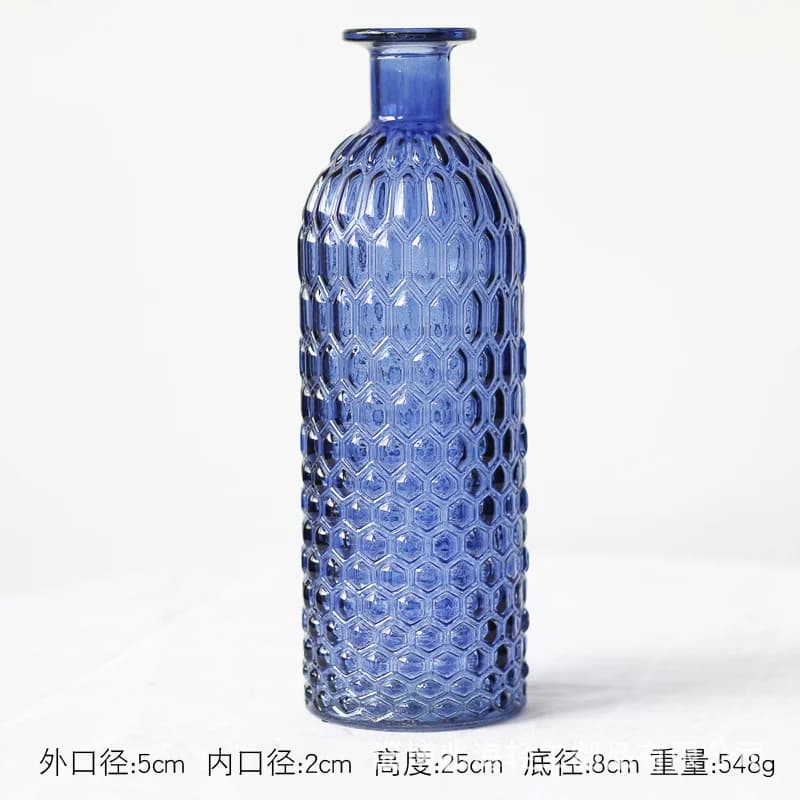 Glass Flower Vase for Table Decor