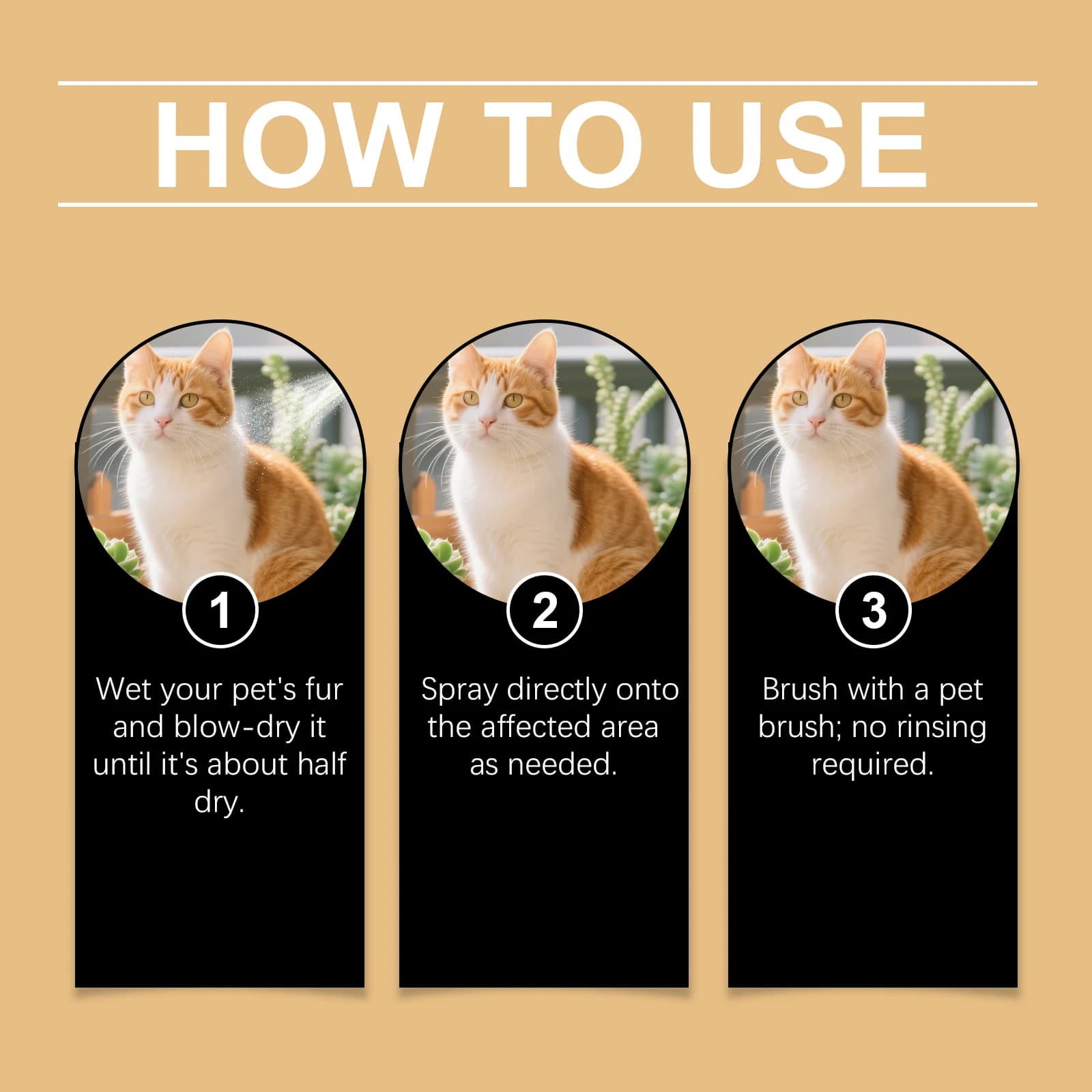 Pet Hair Detangling & Smoothing Spray