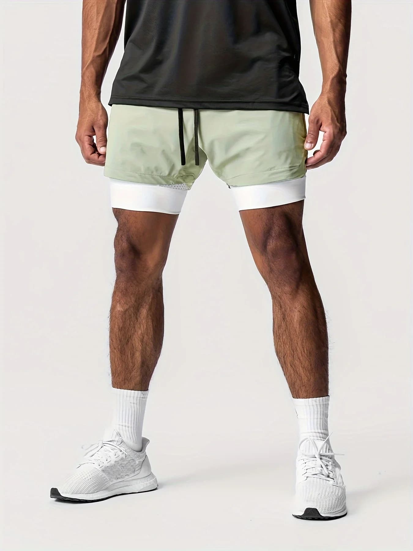 Men's Double Layer Basketball Shorts