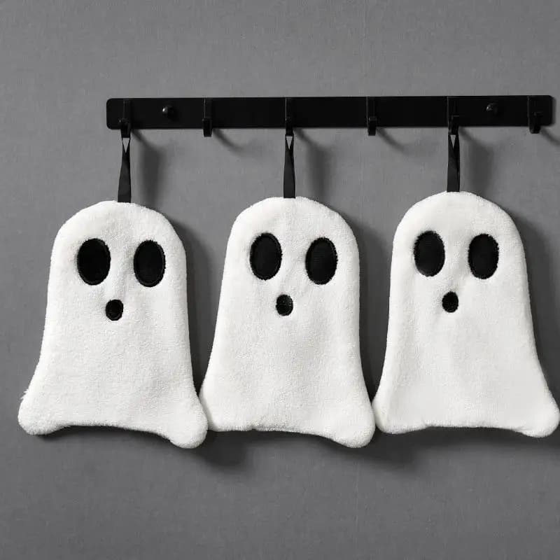Ghost Shaped Halloween Hand Towel